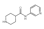 N-(吡啶-3-基)哌啶-4-甲酰胺结构式