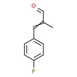 2-Propenal, 3-(4-fluorophenyl)-2-Methyl- structure