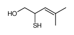 2-mercapto-4-methyl-3-penten-1-ol Structure