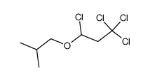 Isobutyl-(1,3,3,3-tetrachlor-propyl)-ether Structure
