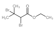 Ethyl 2,3-dibromo-3-methylbutanoate structure