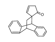 (1S,9'R,10'R)-9',10'-dihydrospiro[cyclopentane-1,12'-[9,10]ethanoanthracen]-2-en-5-one结构式