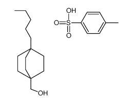 4-methylbenzenesulfonic acid,(1-pentyl-4-bicyclo[2.2.2]octanyl)methanol结构式