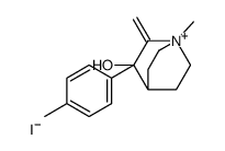 1-methyl-2-methylidene-3-(4-methylphenyl)-1-azoniabicyclo[2.2.2]octan-3-ol,iodide Structure