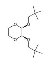 cis 2,3-dineopentyloxy 1,4-dioxane结构式