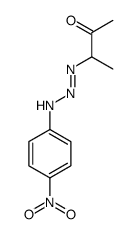 3-[3-(4-nitrophenyl)triazen-1-yl]butan-2-one Structure