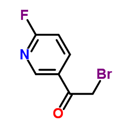 2-溴-1-(6-氟-3-吡啶基)-(9CI)结构式