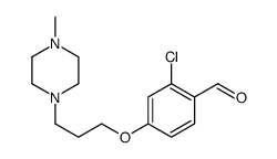 2-chloro-4-[3-(4-methylpiperazin-1-yl)propoxy]benzaldehyde结构式