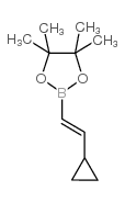 trans-2-Cyclopropylvinylboronic acid pinacol ester Structure