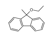ethyl-(9-methyl-fluoren-9-yl)-ether结构式