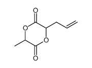 1,4-Dioxane-2,5-dione,3-methyl-6-(2-propenyl)- (9CI) structure