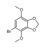 1-bromo-2,5-dimethoxy-3,4-methylenedioxybenzene结构式