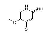 4-氯-5-甲氧基吡啶-2-胺结构式