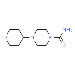 1-Piperazinecarbothioamide,4-(tetrahydro-2H-pyran-4-yl)- Structure