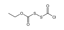 ((Ethoxycarbonyl)dithio)carbonyl Chloride Structure