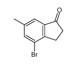 4-Bromo-6-methyl-2,3-dihydro-1H-inden-1-one structure
