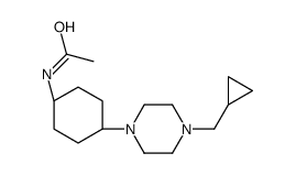 N-((1r,4r)-4-(4-(cyclopropylmethyl)piperazin-1-yl)cyclohexyl)acetamide结构式