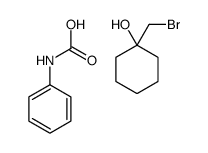 1-(bromomethyl)cyclohexan-1-ol,phenylcarbamic acid结构式