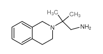2-(3,4-二氢-2(1H)-异喹啉基)-2-甲基-1-丙胺结构式