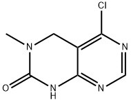 3-甲基-5-氯-1,2,3,4-四氢嘧啶并[4,5-D]嘧啶-2-酮结构式