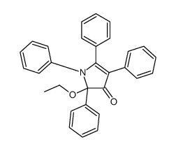 2-ethoxy-1,2,4,5-tetraphenylpyrrol-3-one结构式