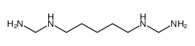 N,N'-bis(aminomethyl)pentane-1,5-diamine结构式
