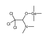 2,2,2-trichloro-N,N-dimethyl-1-trimethylgermyloxyethanamine Structure