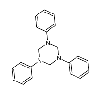 1,3,5-Triazine,hexahydro-1,3,5-triphenyl- structure