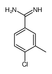 4-chloro-3-methyl-benzamidine结构式