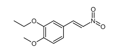 Benzene, 2-ethoxy-1-methoxy-4-(2-nitroethenyl)结构式