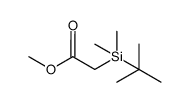 Acetic acid, 2-[(1,1-dimethylethyl)dimethylsilyl]-, methyl ester结构式