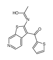N-[3-(thiophene-2-carbonyl)thieno[2,3-c]pyridin-2-yl]acetamide Structure