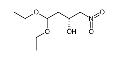 (R)-4,4-diethoxy-1-nitrobutan-2-ol Structure