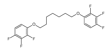 1,2,3-trifluoro-4-[7-(2,3,4-trifluorophenoxy)heptoxy]benzene Structure