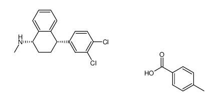 sertraline 4-methylbenzoate结构式