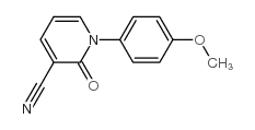 2-氰基-1-(4-甲氧基苯基)-2(1H)-吡啶酮结构式