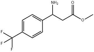 methyl 3-amino-3-[4-(trifluoromethyl)phenyl]propanoate Structure
