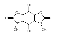 4,8-dihydroxy-3,5-dimethylhexahydrobenzo[1,2-d:5,4-d']bis[1,3]oxazole-2,6(3h,4h)-dione结构式