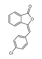 (E)-3-(4-chlorobenzylidene)phthalide结构式