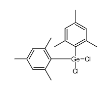 dichloro-bis(2,4,6-trimethylphenyl)germane Structure