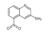 5-硝基喹啉-3-胺结构式