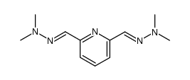 pyridine-2,6-dicarbaldehyde-bis-dimethylhydrazone Structure