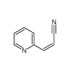 2-Propenenitrile,3-(2-pyridinyl)-(9CI) Structure