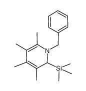 1-benzyl-3,4,5,6-tetramethyl-2-(trimethylsilyl)-1,2-dihydropyridine结构式