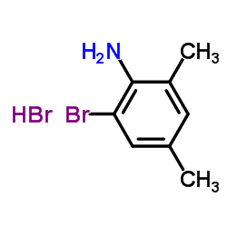 2-溴-4,6-二甲基苯胺氢溴酸结构式