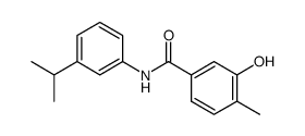 3-hydroxy-N-(3-isopropylphenyl)-4-methylbenzamide Structure