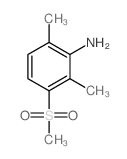 2,6-二甲基-3-(甲磺酰基)苯胺结构式