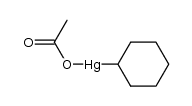 Cyclohexylquecksilberacetat结构式