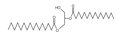 1,2-Dipalmitoyl-rac-glycerol Structure