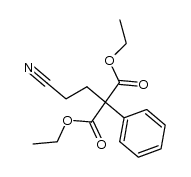 Diethyl 2-(2-cyanoethyl)-2-phenylmalonate Structure